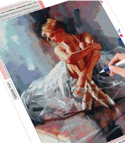 Diamantové malování/Huacan - Baletka