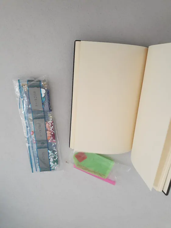 Diamantové malování - Poznámkový blok - Barevná mandala