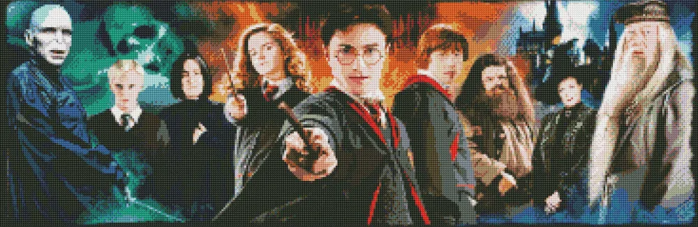 Diamantové malování - Harry Potter (110x40)