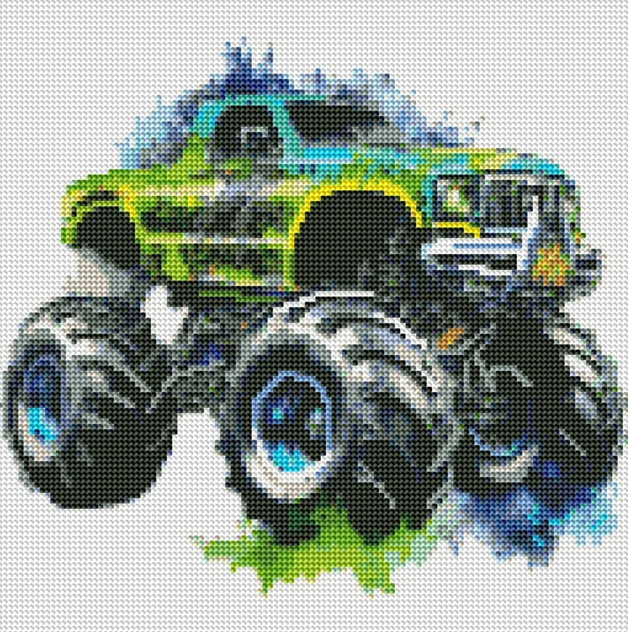 Diamantové malování - Offroad