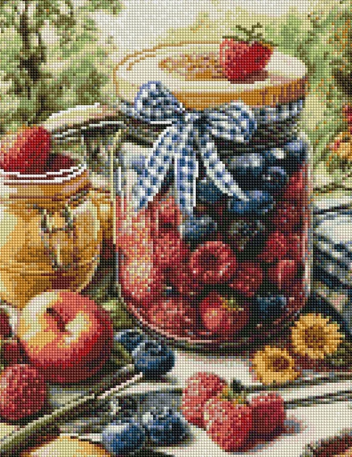 Diamantové malování - Zavařování (40x50)