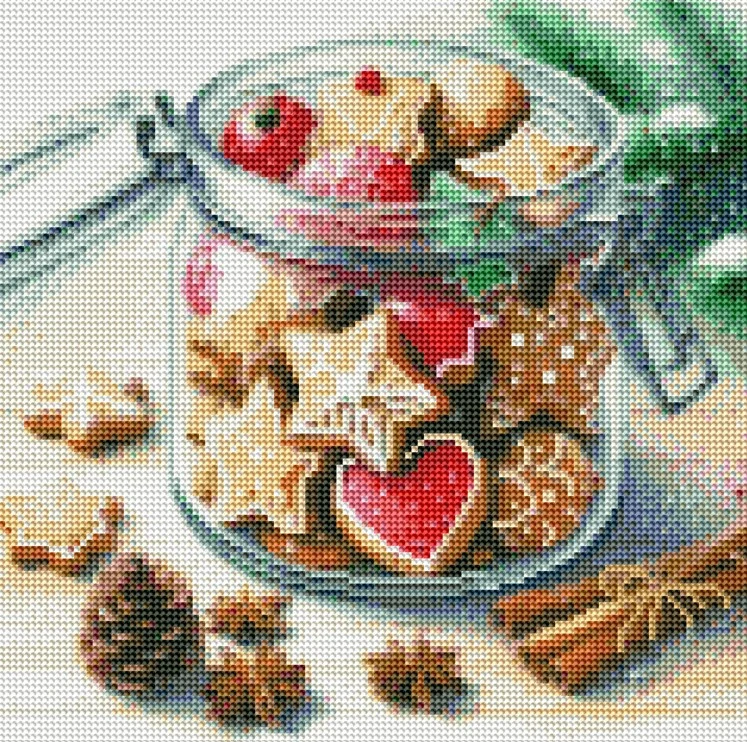 Diamantové malování - Perníčky