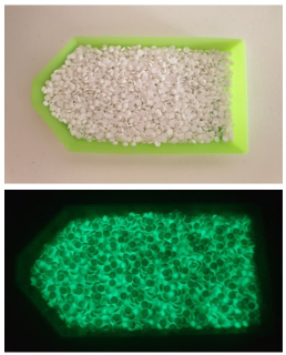 Svítící kamínky pro diamantové malování - kulaté - 10 g