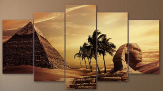 Diamantové malování - Egypt - více-dílný
