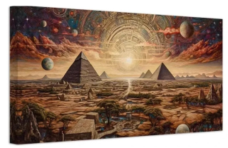 Diamantové malování - Starověk (100 x 50)