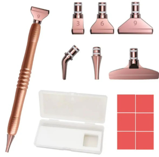 Diamond painting - Set Aplikační pero + kovové nástavce