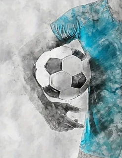 Diamantové malování - Fotbalista