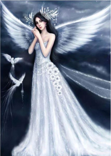 Diamantové malování/Huacan - Anděl