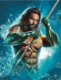 Diamantové malování - Aquaman (50 x 70)